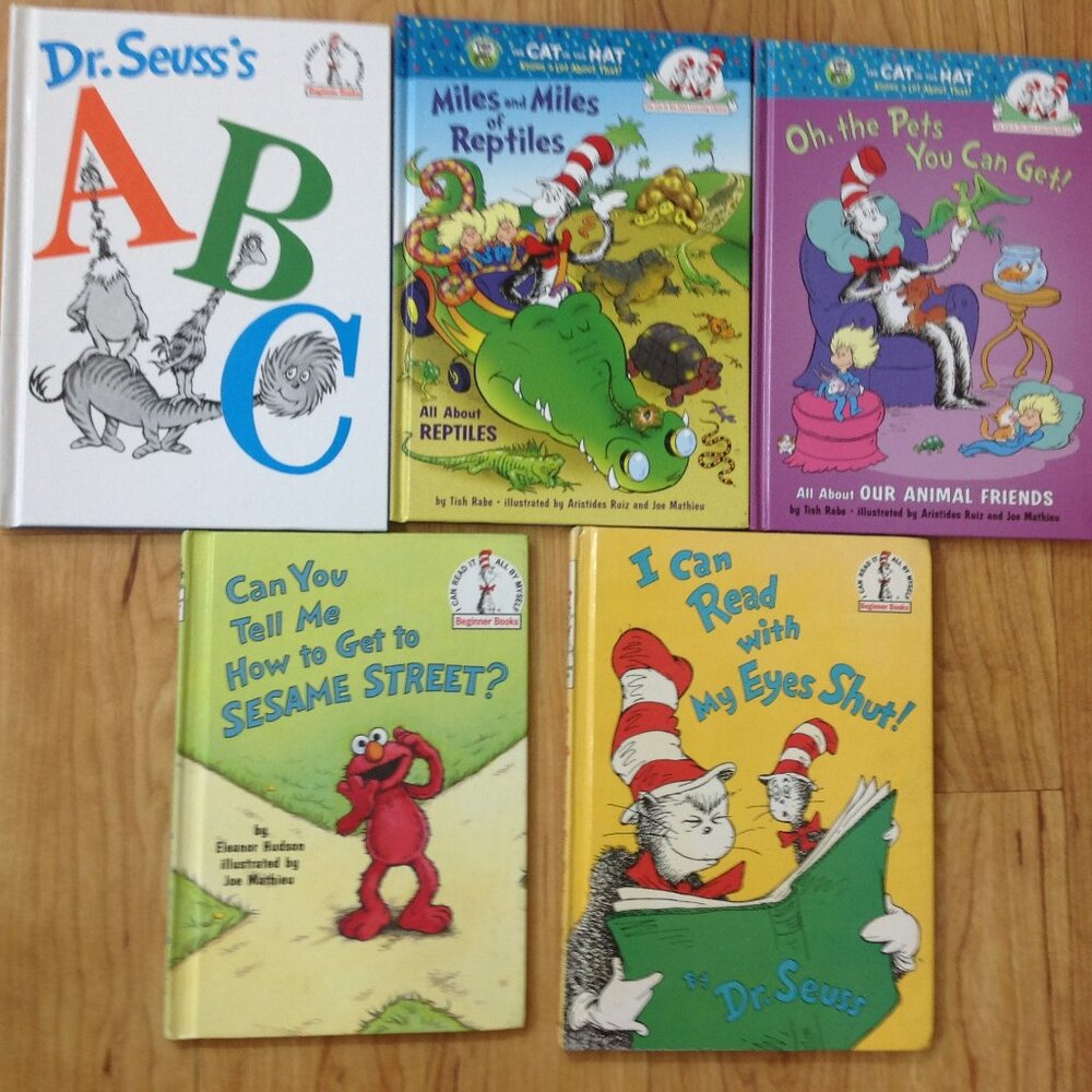 Set of 5 Dr Seuss Books